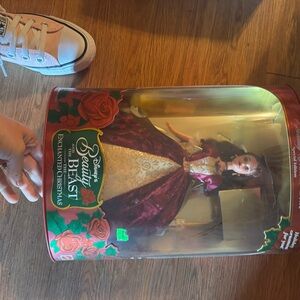 Disney Beauty and the Beast Doll in Red and Cream Gown